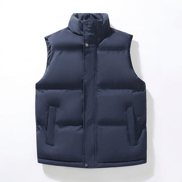 Women’s Puffer Vest with Stand Collar-Vests for women-CaldwellVoss
