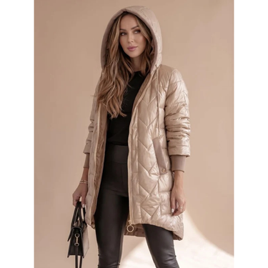 Women’s Quilted Hooded Puffer Jacket-Jacket for women-CaldwellVoss