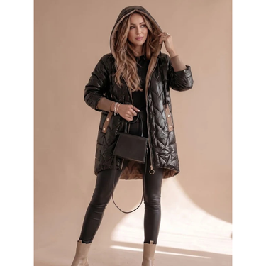 Women’s Quilted Hooded Puffer Jacket-Jacket for women-CaldwellVoss