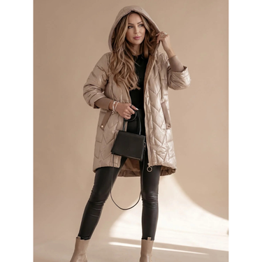 Women’s Quilted Hooded Puffer Jacket-Jacket for women-CaldwellVoss