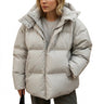 Women’s Quilted Puffer Jacket with Hood and Zip Closure-Jacket for women-CaldwellVoss