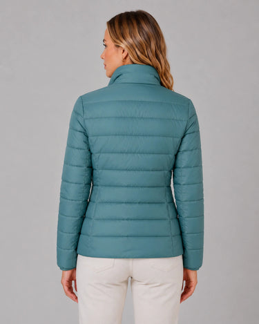 Women’s Quilted Puffer Jacket with Stand Collar-Jacket for women-CaldwellVoss