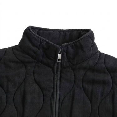 Women’s Quilted Zip-Up Jacket with Patch Pockets-Jacket for women-CaldwellVoss