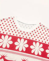 Women’s Reindeer Snowflake Print Matching Set-Sets for women-CaldwellVoss