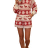 Women’s Reindeer Snowflake Print Matching Set-Sets for women-CaldwellVoss
