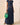 Women’s Ribbed Crop Top and Maxi Skirt Set Navy Blue