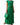 Women’s Ribbed Crop Top and Maxi Skirt Set Green