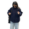 Women’s Short Jacket with Stand Collar and Button Closure-Jacket for women-CaldwellVoss