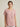 Women's Short Sleeve Linen Blouse with Button Detail Light Pink