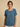 Women's Short Sleeve Linen Blouse with Button Detail Deep Teal
