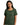Women's Short Sleeve Linen Blouse with Button Detail Army Green