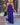 Women’s Sleeveless Cross-Neck Maxi Dress Blue