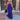 Women’s Sleeveless Cross-Neck Maxi Dress Blue