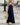 Women’s Sleeveless Cross-Neck Maxi Dress Navy Blue