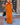 Women’s Sleeveless Cross-Neck Maxi Dress Orange