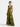 Women's Sleeveless Floral Print V-Neck Maxi Dress Green