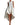Women's Sleeveless High-Low Textured Dress White