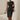 Women’s Sleeveless Midi Dress with Bow Detail Black