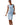 Women’s Sleeveless Midi Dress with Bow Detail Blue