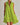 Women’s Sleeveless Mini Dress with Zipper Green