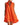 Women’s Sleeveless Mini Dress with Zipper Orange