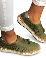Women’s Slip-On Loafers with Tassel Detail-Footwear for women-CaldwellVoss