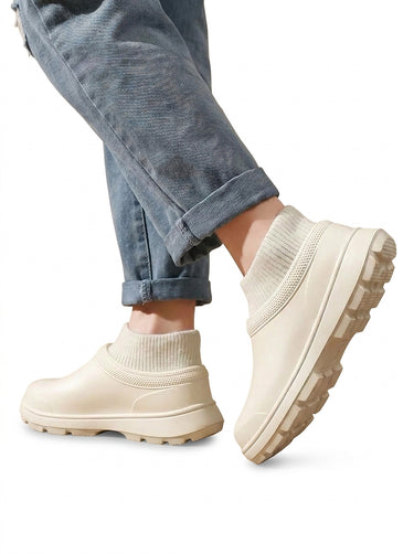 Women’s Slip-on Sock Sneakers with Platform Sole-Footwear for women-CaldwellVoss