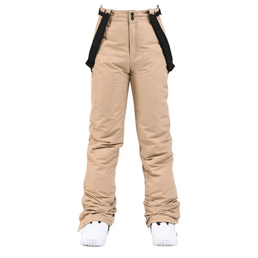 Women’s Straight Leg Ski Pants with Adjustable Suspenders-Pants for Women-CaldwellVoss