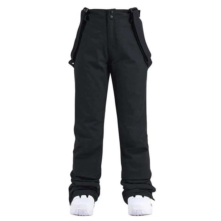 Women’s Straight Leg Ski Pants with Adjustable Suspenders-Pants for Women-CaldwellVoss