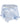 Women's Striped Off-Shoulder Chain Strap Blouse Blue