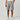 Women's Striped Relaxed Fit Shorts Monochrome Grey