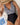 Women's Striped V-Neck One-Piece Swimsuit-Swimwear for women-CaldwellVoss