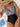 Women's Striped V-Neck One-Piece Swimsuit-Swimwear for women-CaldwellVoss