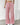 Women's Striped Wide Leg Drawstring Pants Pink