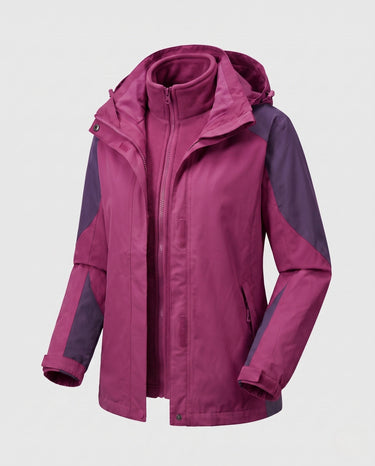 Women’s Two-in-One Hooded Outdoor Jacket-jackets for woman-CaldwellVoss