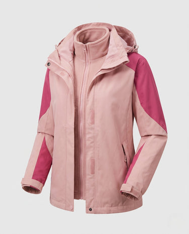 Women’s Two-in-One Hooded Outdoor Jacket-jackets for woman-CaldwellVoss