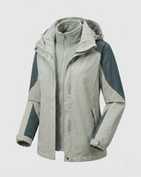 Women’s Two-in-One Hooded Outdoor Jacket-jackets for woman-CaldwellVoss
