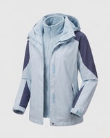 Women’s Two-in-One Hooded Outdoor Jacket-jackets for woman-CaldwellVoss