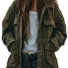 Women’s Utility Jacket with Flap Pockets and Button Closure-Jacket for women-CaldwellVoss