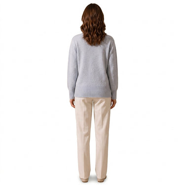 Women’s V-Neck Knit Cardigan with Heart Buttons-Cardigans for women-CaldwellVoss