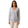 Women’s V-Neck Knit Cardigan with Heart Buttons-Cardigans for women-CaldwellVoss