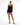 Women’s V-Neck Linen Vest Top Black