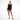 Women’s V-Neck Linen Vest Top Black