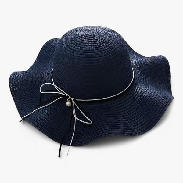 Women’s Wide Brim Sun Hat with Bow-Accessories for Women-CaldwellVoss