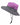Women's Wide Brim Sun Hat with Ponytail Opening Purple