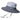 Women's Wide Brim Sun Hat with Ponytail Opening Grey