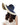 Women's Wide Brim Two-Tone Sun Hat with Chain Navy Blue