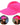 Women’s Wide Brim Visor with Twisted Detail Pink