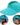 Women’s Wide Brim Visor with Twisted Detail 1