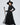 Women’s Witch Costume with Spiderweb Skirt and Hat 1
